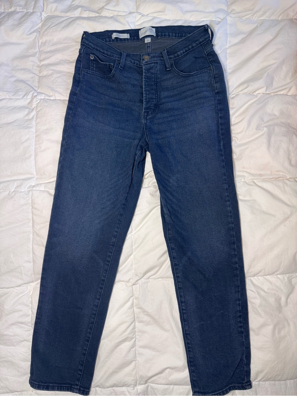 Universal thread Mid Rise Slim Jeans Blue Denim 5Pocket Button Women’s 10